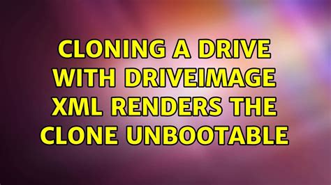 driveimage xml clone drive